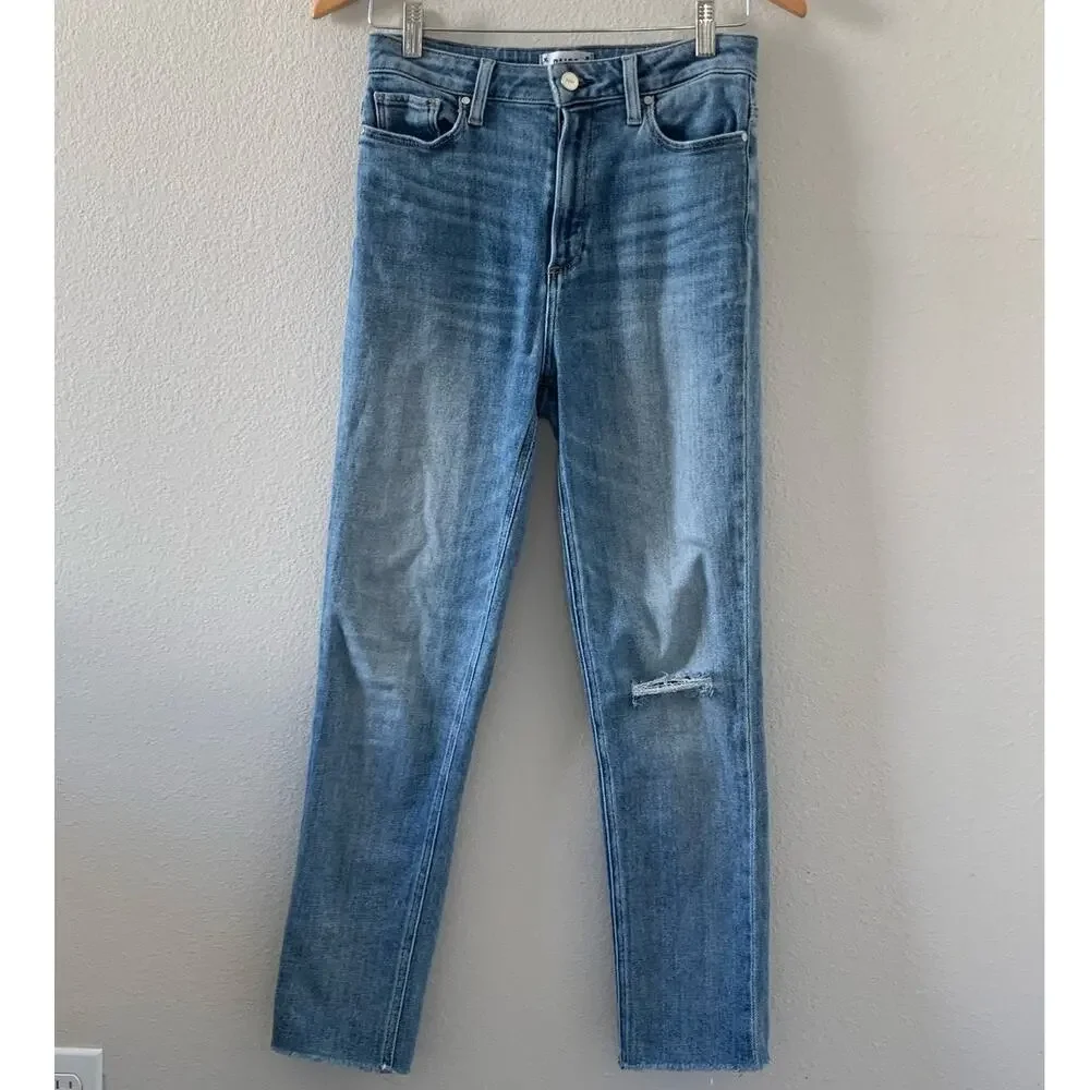 Paige Sarah Slim Crop Skinny Jeans Sundown‎